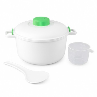 Microwave Steamer Healthy Cooking Quick Fast Vegetables Meats Poultry Fish Rice 
