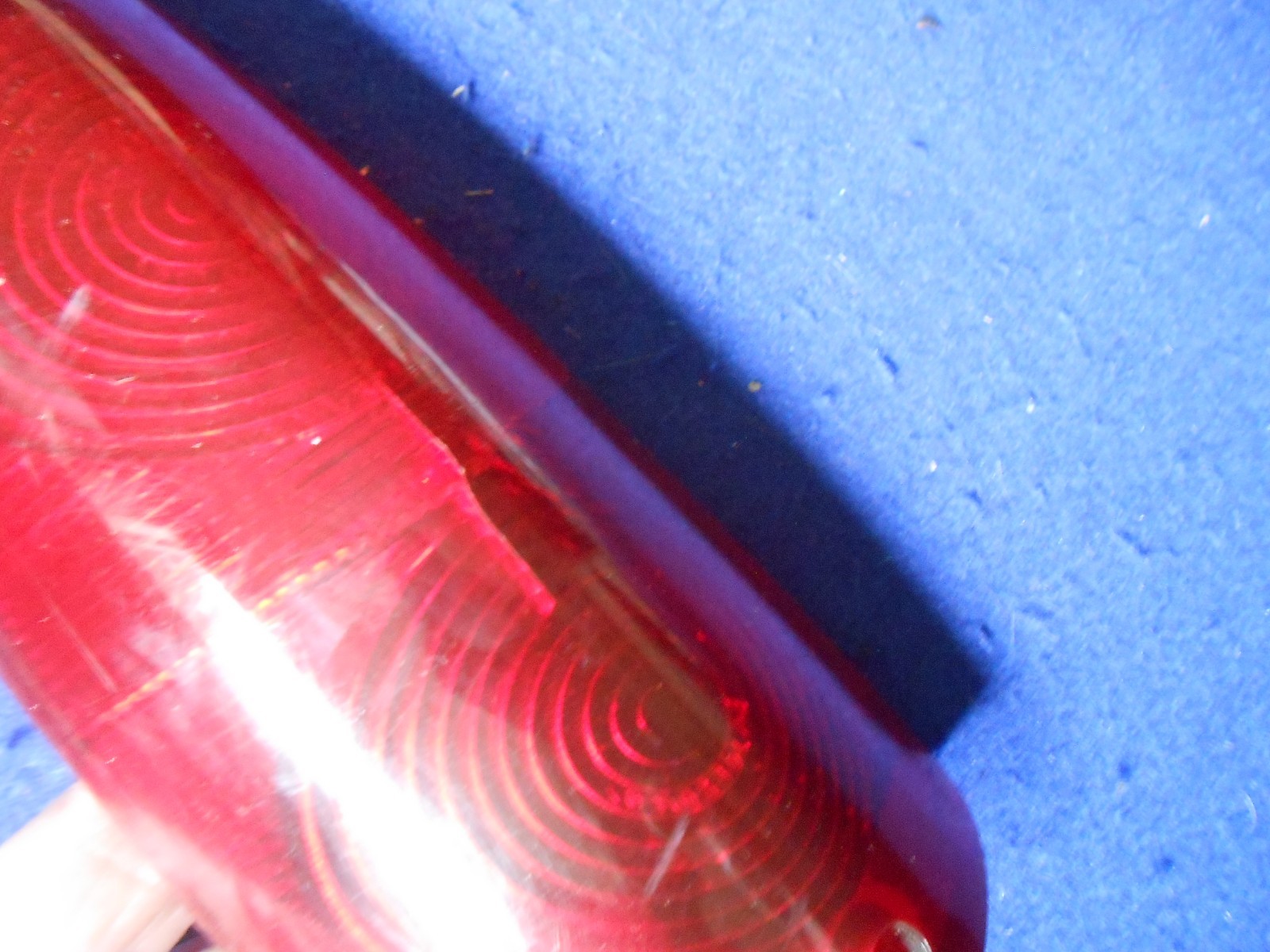 Original Carello Red Taillamp Lens Pair Ferrari 250GTE 12497718