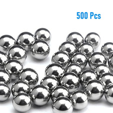 500 PCS 0.5 Mm/0.02" Bearing Balls 304 Stainless Steel Solid Ball Bearing G10...