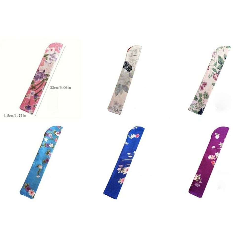 Women Fan Sleeve Silk Cloth Packaging Pouch Creative Folding Hand Fan ...