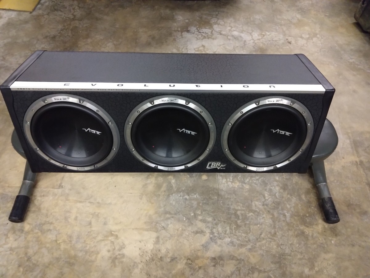 Black Air Vibe Cbr 10 Active Subwoofer VIBE CBR10 TRIPLE EVOLUTION