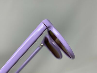Vintage Ski sunglasses Taiwan Roc Mirrored  Mountaineering Glacier Frame Violet Vintage Ski sunglasses Taiwan Roc Mirrored Mountaineering  main image 3