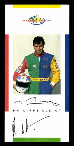 Philippe Alliot Autogrammkarte Original Signiert Formel 1 +G 15808 - Bild 1 von 3