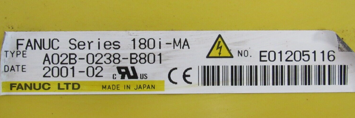 USED FANUC A02B-0238-B801 DISPLAY A02B0238B801 180I-MA | eBay
