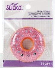Sticko Resin Sticker-Donut
