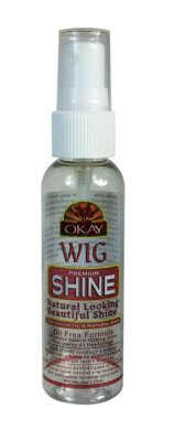 OKAY Premium WIG SHINE for Synthetic & Natural Hair ''Oil Free'' 2oz / 59ml