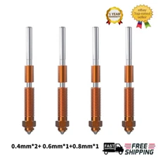 Quick-Swap 3D Printer Nozzle Kit, Nozzles Copper Alloy for K1C/Ender-3 V3/Plus