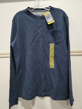 Member's Mark Men's Waffle Knit Long Sleeve Pocketed Thermal Henley