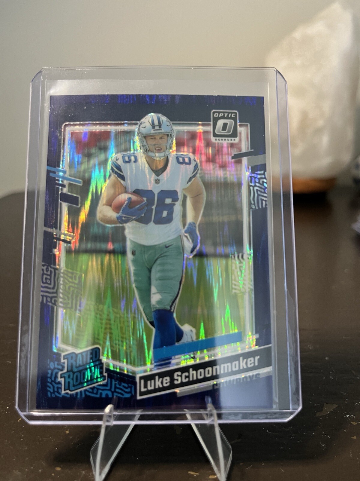 2023 Panini Donruss Optic - Luke Schoonmaker Rated Rookie Purple Shock #227 (RC)