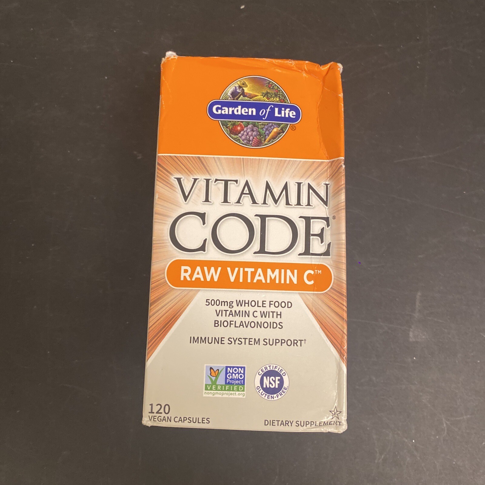 Garden of Life Vitamin C Vitamin Code Raw Vitamin C 120 Vegan