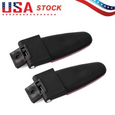 2 All Glass Rear Door Hinges With Hardware 103528-100xl100le For Leer Truck Cap