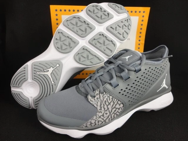 Nike Jordan Flow, Gris Fresco / Blanco - Negro - Gris Lobo, 2016, Zoom, Talla 10 Foto 2 de 4