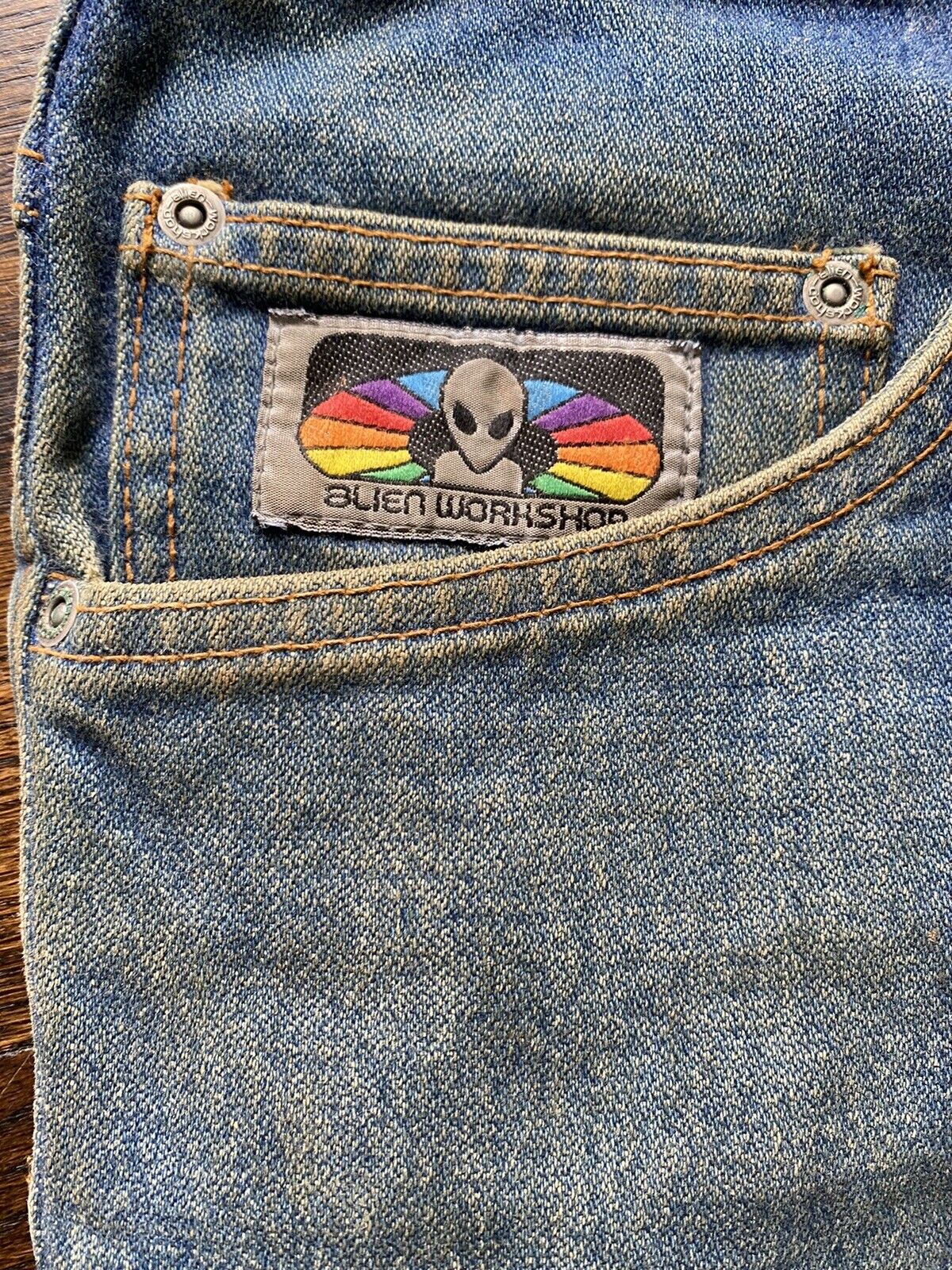 vintage 90s Alien Workshop Skateboarding shorts - image 2