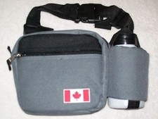 Fanny Pack Waist Bag Purse with Water bottle Lot of 12 Canada/Canadian FLAG NEW