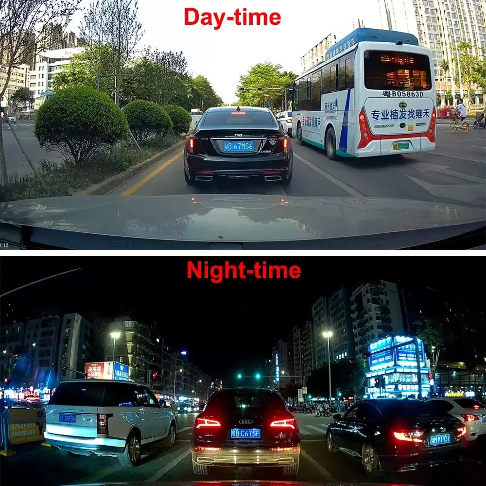 Dashcam Telecamera per Auto Full HD Dvr Car Video Camera 4K Audio Loop Record - Miniatura 8