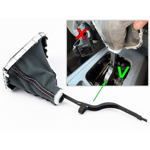 Pomello Del Cambio Leva 5 Marce Cuffia Nero Per Opel Zafira B A05 (2005 - 2015 - Picture 6 of 9