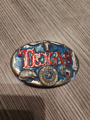 Baron Buckle Belt  Texas 1984 H1601 Original
