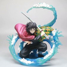 Figura Cazador de Demonios Kimetsu no Yaiba Giyuu Tomioka Anime Estatua Modelo Caja de Regalo