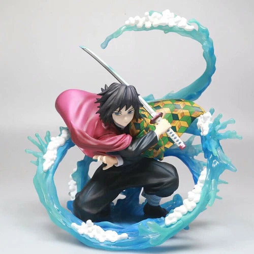 Anime Demon Slayer Figur Kimetsu no Yaiba Giyu Tomioka Statue Modell ohne Box - Bild 1 von 6