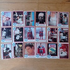 SUPERMAN: THE MOVIE ~ vintage trading cards ~ Topps 1978 Job Lot 16 FREE UK P&P