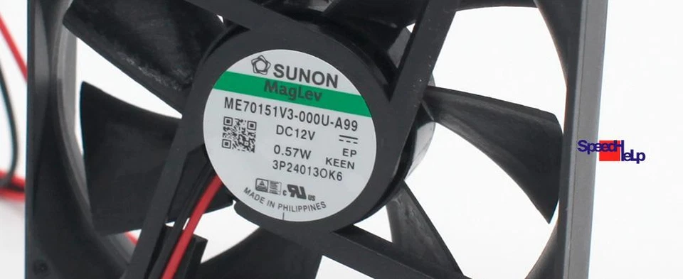 21.5dB SEHR LEISE QUIET COOLER LÜFTER 70MM 15MM 70x70x15MM SUNON ME70151V3 12V - Bild 2 von 4