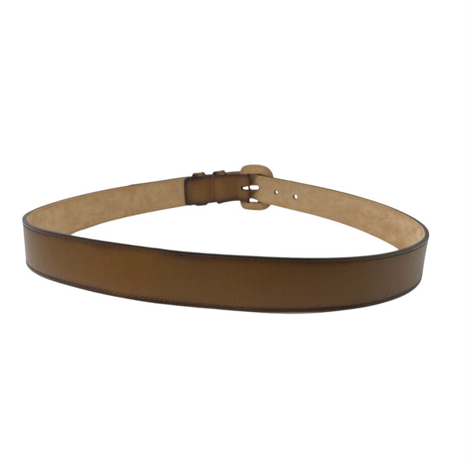Michael Kors Brown Leather Belt - Brown , 34 - image 3