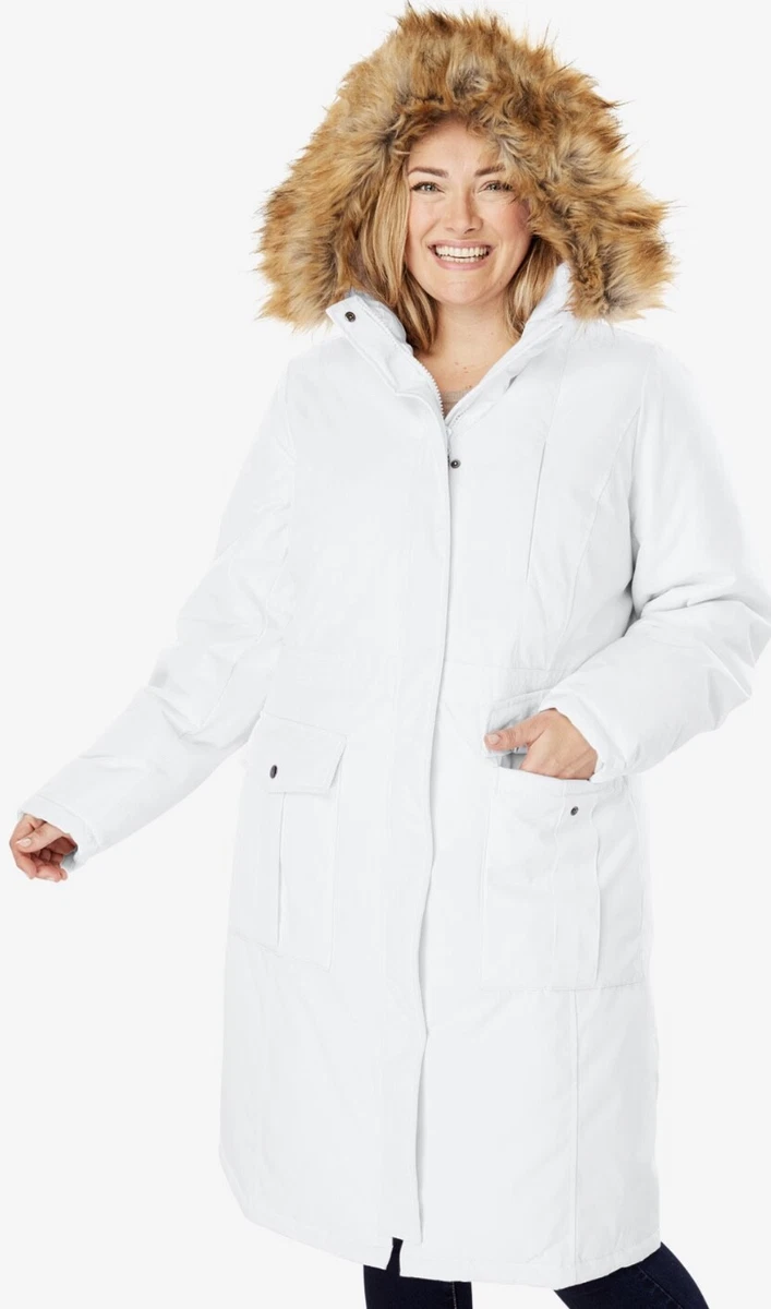Woman within arctic parka cheap