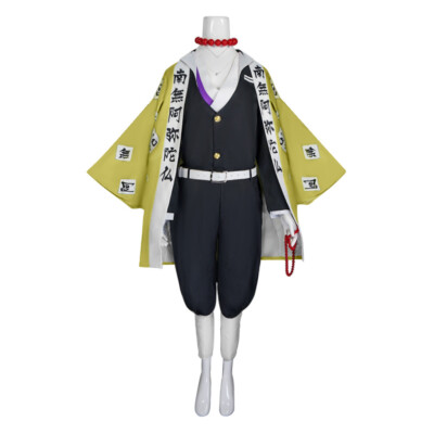 Cosplay Demon Slayer Himejima Gyomei Costume Kimono Halloween