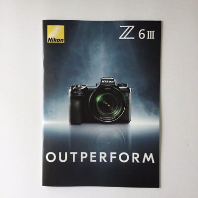 Nikon Z6 Ⅲ Mirrorless CAMERA Japanese General Catalog