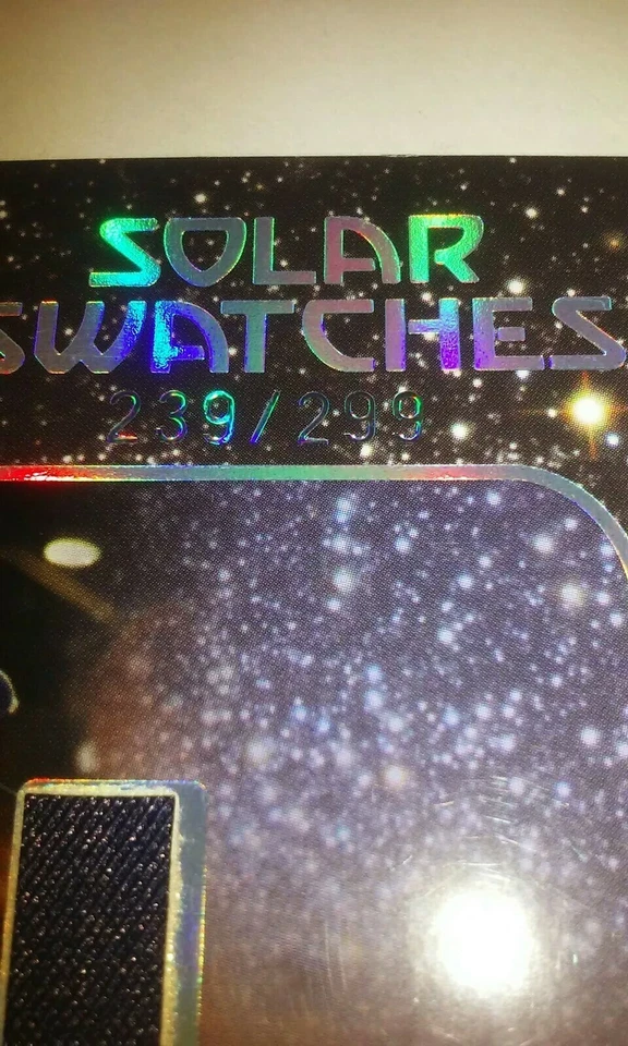 Michael Waltrip Autograph Raced Used Car Cover Solar Swatches 2009 Eclipse Card - Image 3 of 4