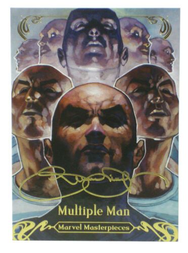 2018 Upper Deck Marvel Masterpieces Multiple Man Gold Signature Card #33 Bianchi - Picture 1 of 2