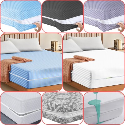 Reißverschluss Matratzenbezug Schutz Total Encasement Anti Bettwanzen Double & King Size