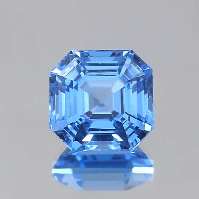 10x10 MM - AAA Natürlich Makellos Ceylon Blau Spinell Lose Asscher Schnitt