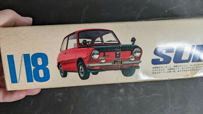 Vintage Tamiya Subaru R-2SS 1/18 Series 5 Motorized Model Kit