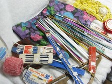 Large VTG Lot of Knitting Needles And More