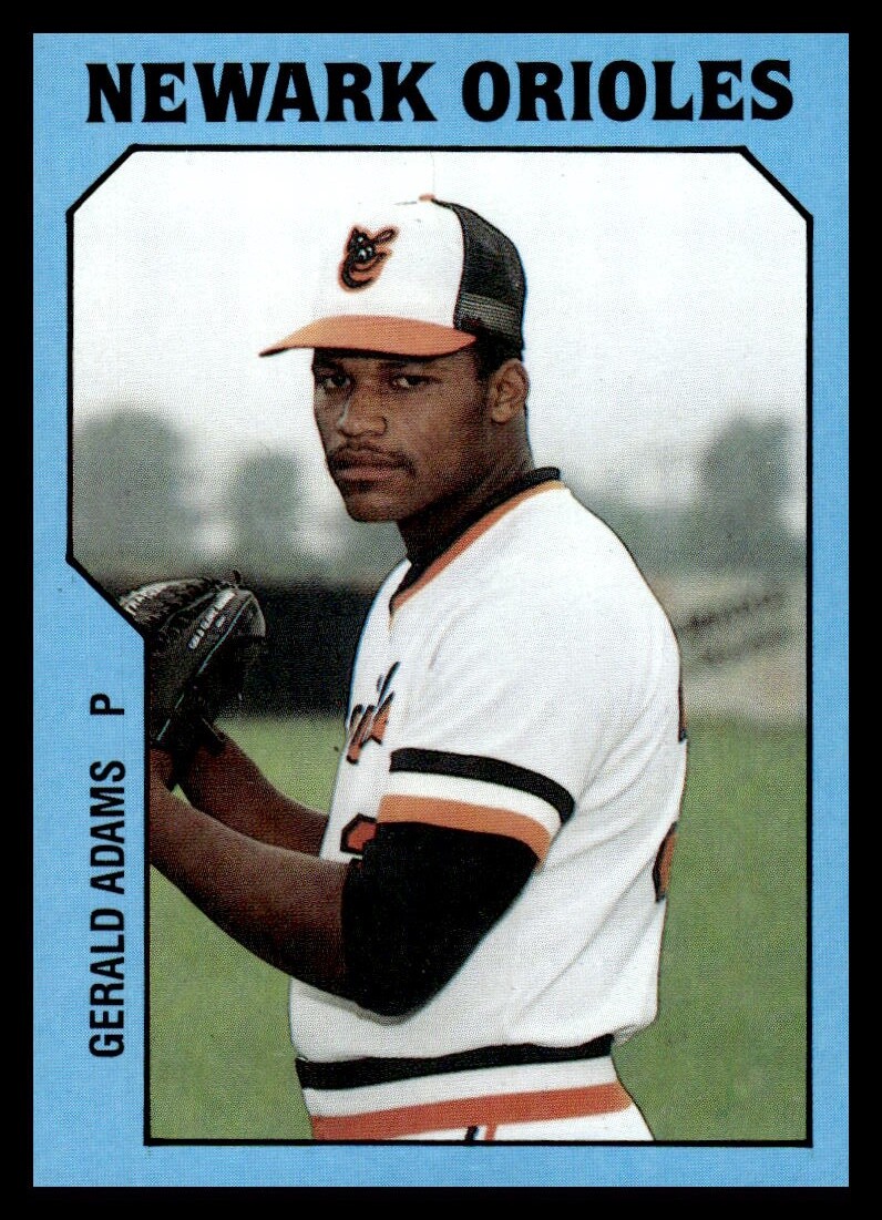 THOMAS O'MARREY選手カード Gerald Adams 1985 TCMA Newark Orioles #9 Newark Orioles Baseball