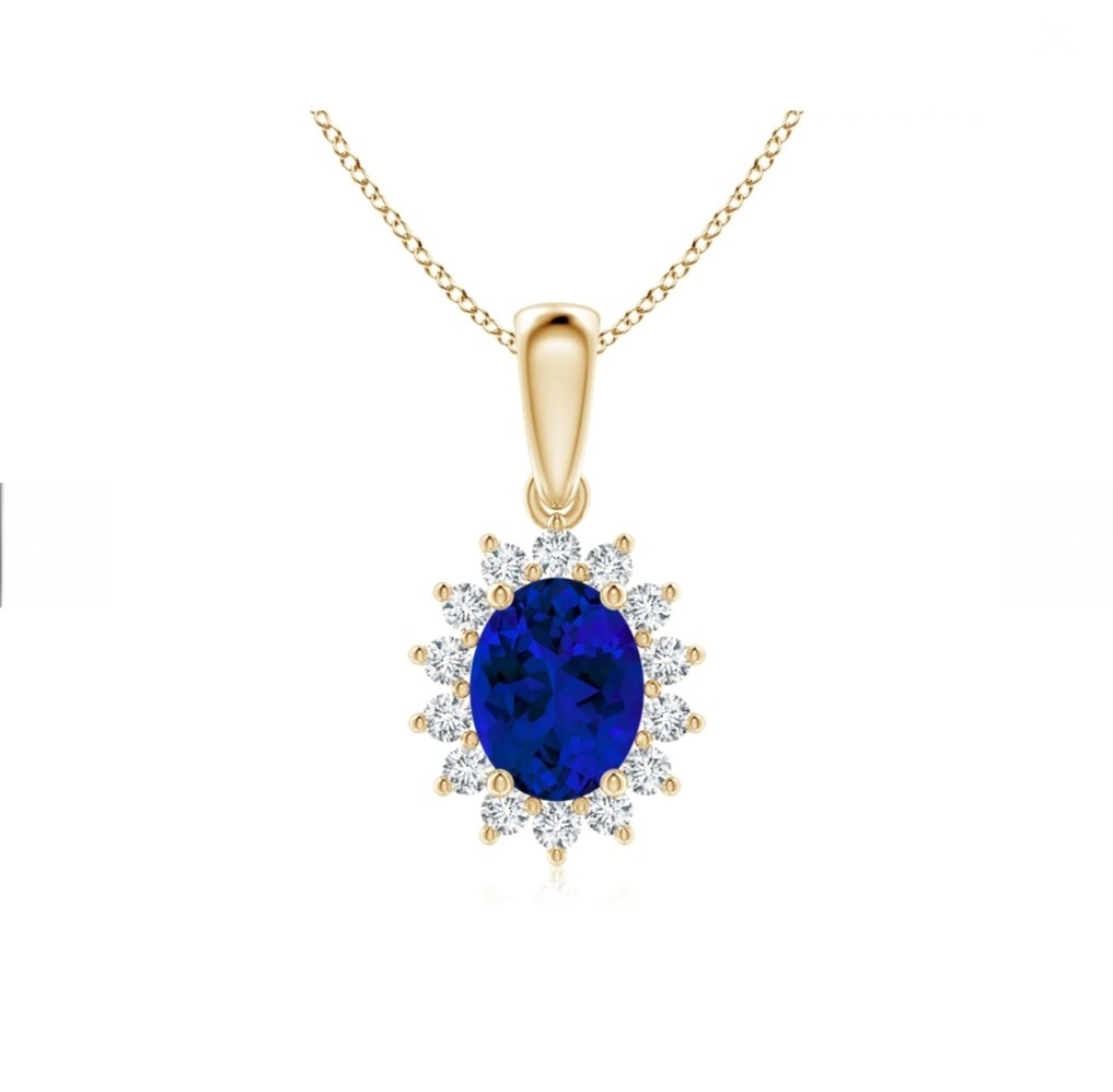 Timeless Blue Sapphire Dreamcatcher Pendant Necklace