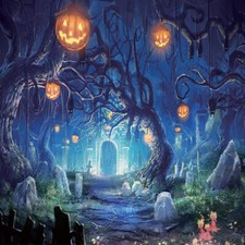 Halloween Backdrops for Photography Halloween Photo Backdrop Halloween Party ...