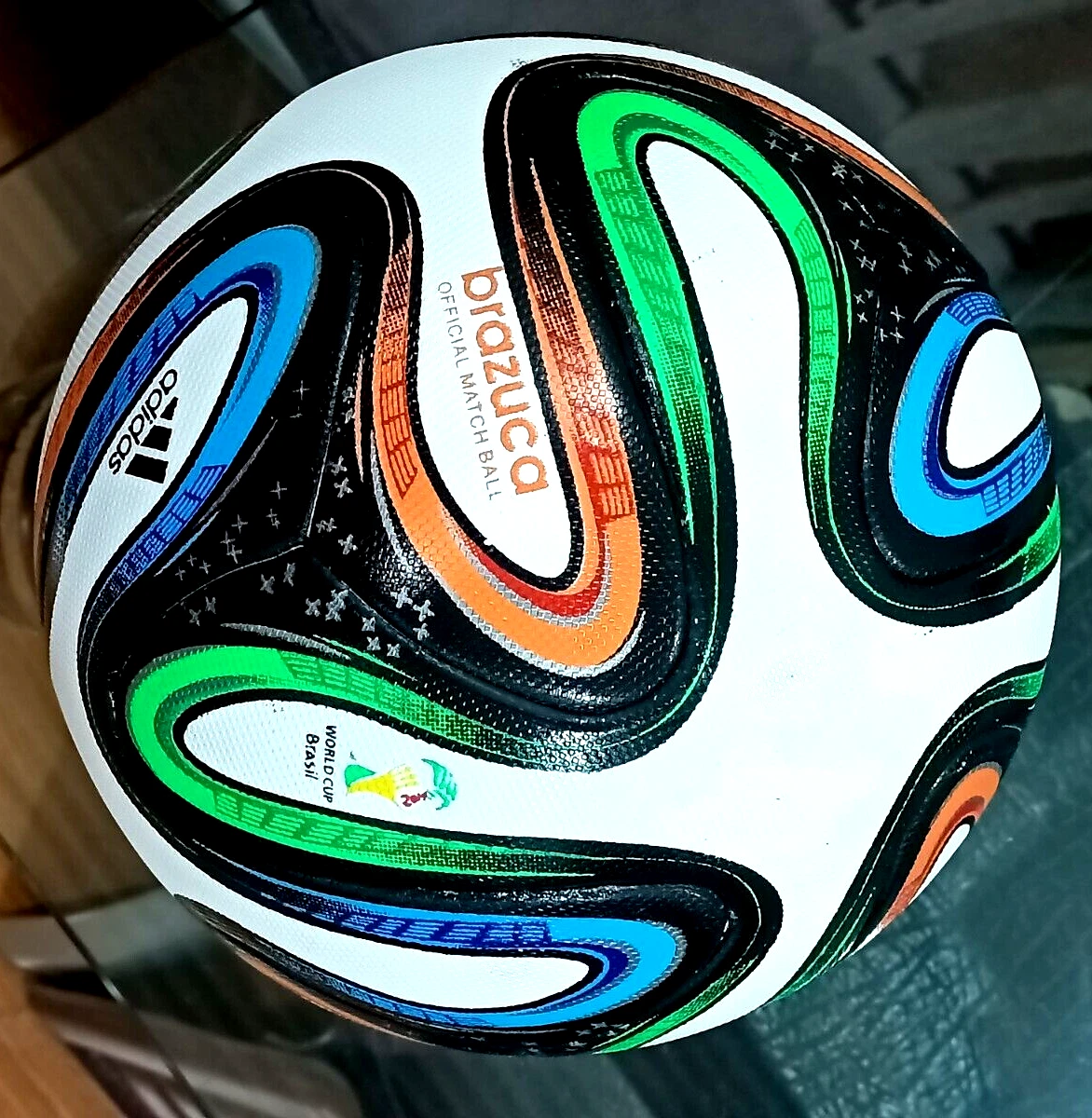 Brazuca, official matchball of FIFA World Cup Brazil 2014 Stock Photo -  Alamy