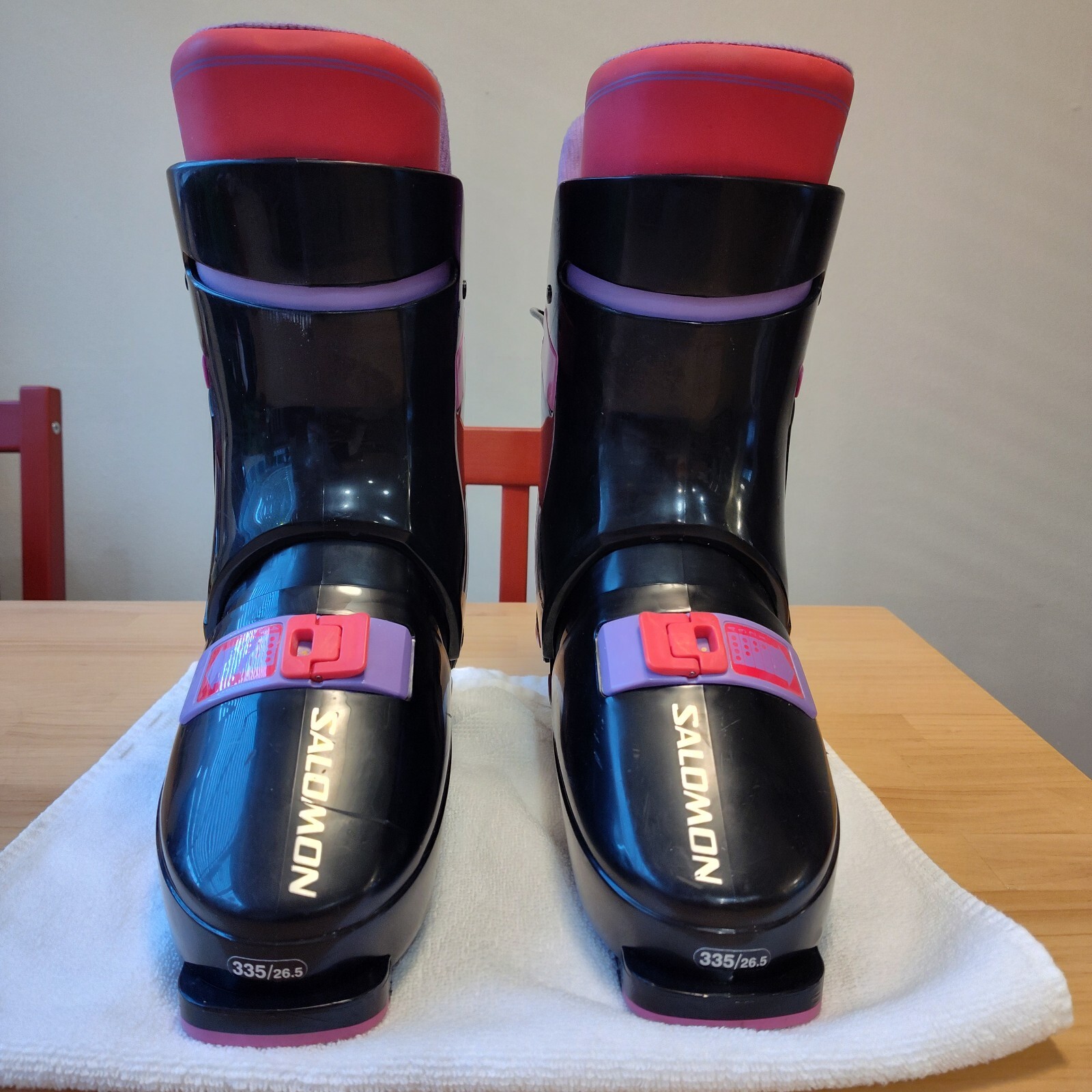 Scarponi da sci Salomon 520 vintage anni 90 Mondo 26 5 Autofit Made in France