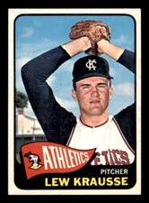 1965 Topps Baseball #462 Lew Krausse NM/MT *e1