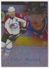 2014-15 Fleer Showcase Flair Blue Ice #22 Milan Hejduk R2 35/99 Avalanche