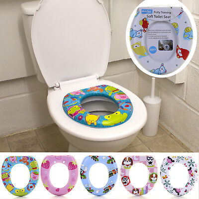 Potty Training Toilet Seat Thick Comfortable Foam Padded Baby