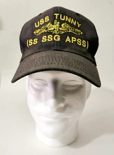 USS TUNNY / SS SSG APSS vintage Brown adjustable snapback cap / hat