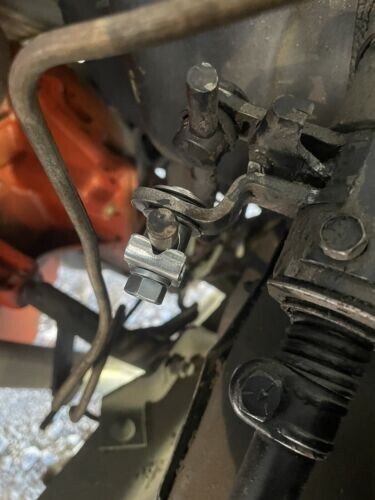 1958-1966 Impala Belair Biscayne Column Shift Arm Linkage Lock Nut El Camino - Picture 3 of 3