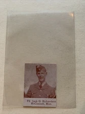 Jack G Richardson McConnell & Daniel McKay Springhill 1945 WW2 Hero Panel Canada