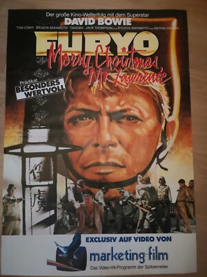 FURYO / MERRY CHRISTMAS MR. LAWRENCE (BOWIE) - FILMPLAKAT 84cm x 9cm Neuwertig 