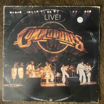 Commodores Live Vinyl 2 LP Orig Record VG