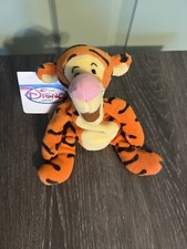 The Disney Store Tigger 9" Mini Bean Bag Plush Orange/Black - NWT