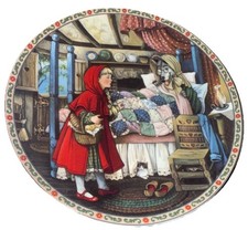 Knowles Little Red Riding Hood collector plate